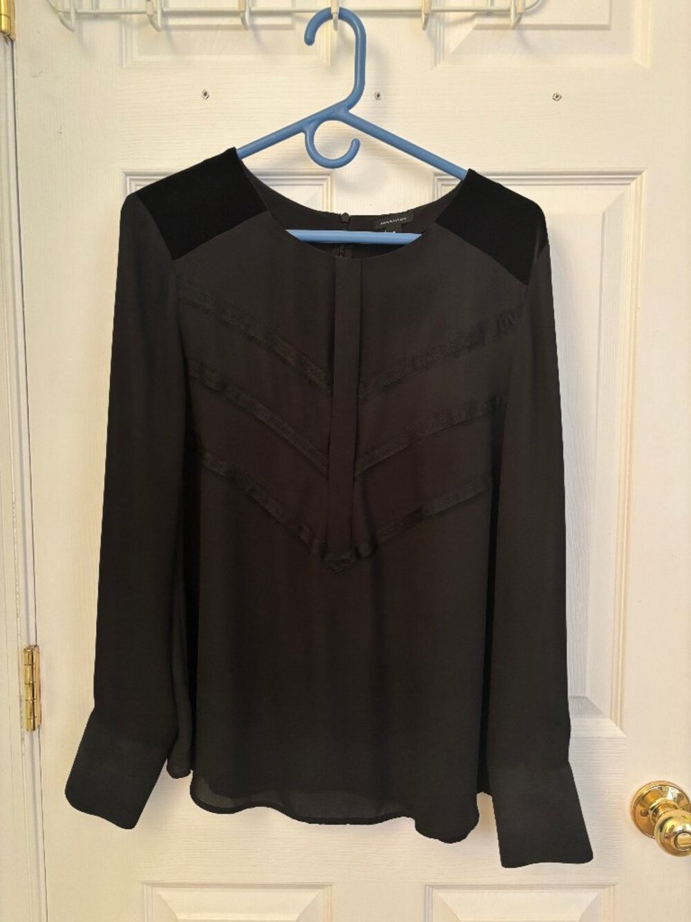 Ann Taylor black blouse